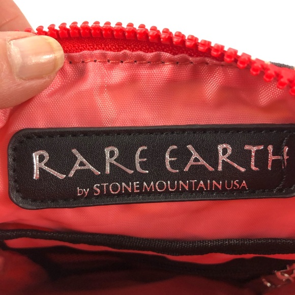 Coach signature tartan plaid Leather trim wristlet - Picture 3 of 6